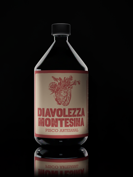 ANDINA CIA. DESTILERA - Diavolezza Montesina Pisco.