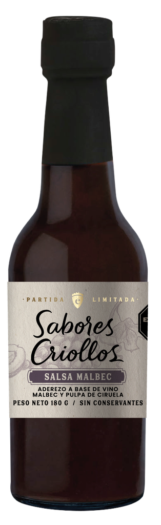 SABORES CRIOLLOS - Salsa Malbec - pack de 6 ud.