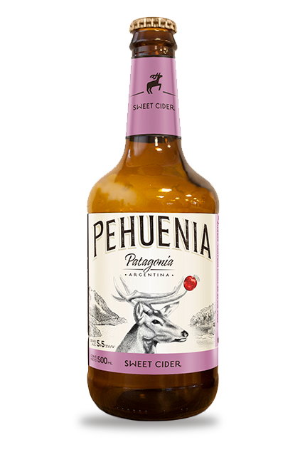 PEHUENIA - Sidra Dulce Botella 500ml - Pack x 6u.