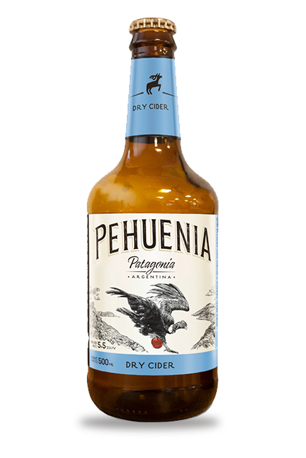 PEHUENIA - Sidra Seca Botella 500ml - Pack x 6u.