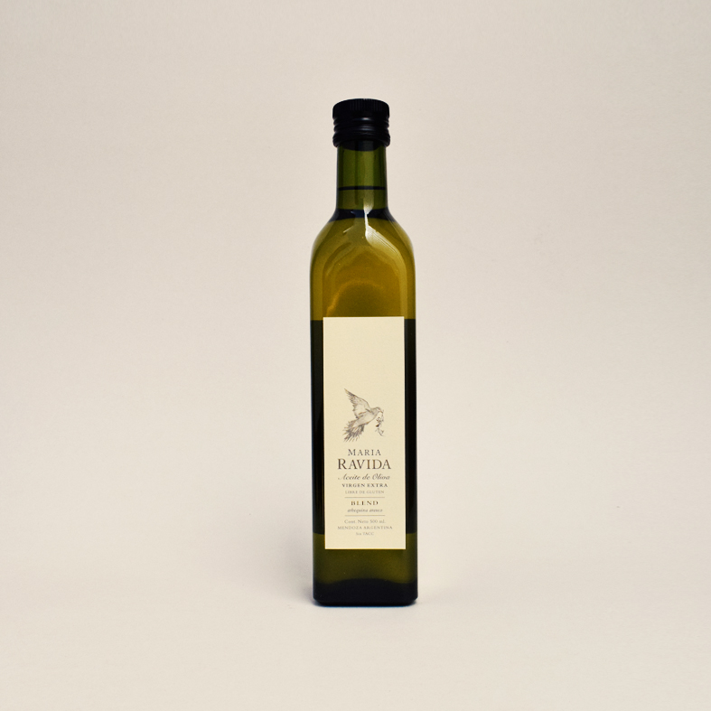 MARIA RAVIDA - AOVE Blend Arbequina- Arauco 500 ml.