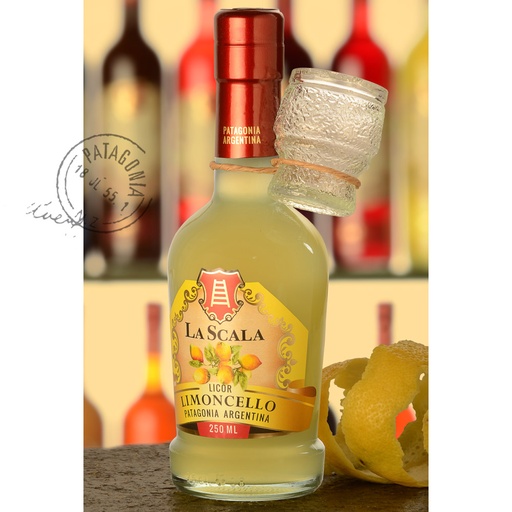 LA SCALA - Lemoncello 250ml + vasito - Caja x 6