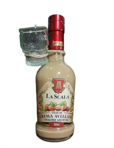 LA SCALA - Avellana 250ml + vasito - Caja x 6