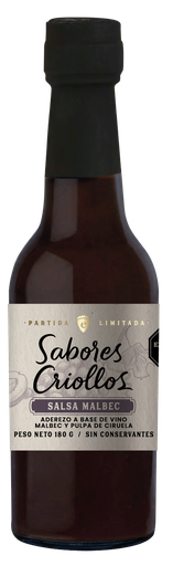 SABORES CRIOLLOS - Salsa Malbec - pack de 6 ud.