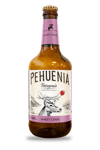 PEHUENIA - Sidra Dulce Botella 500ml - Pack x 6u.