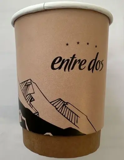 ENTRE DOS - Vaso Polipapel 8 oz - Tira x 36 u. 