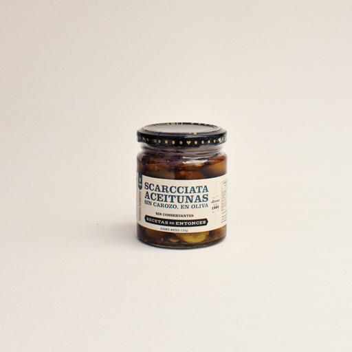 ALCARAZ - Aceituna Scarciatta 200 gr x 6 u.